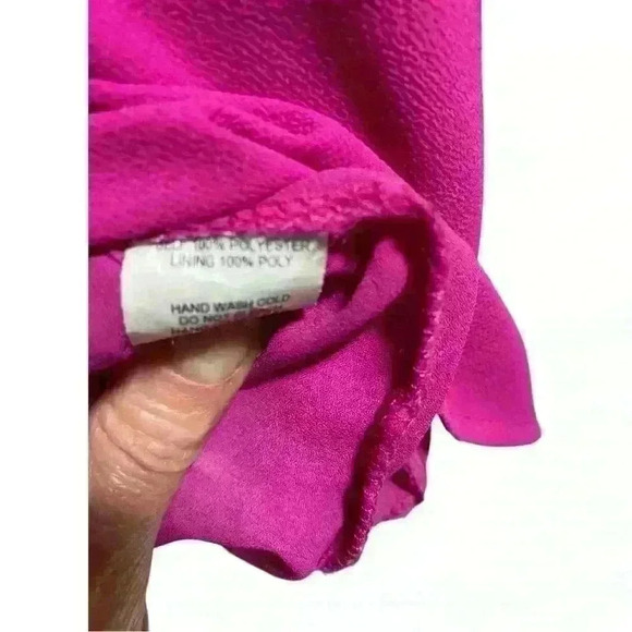 Woman’s Dress Size Small Pink Flounce Sleeve By Pants Store - Picture 3 of 5
